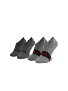 Calvin Klein pánské šedé ponožky 2 pack #1418369