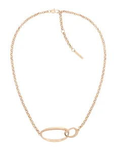 Calvin Klein Půvabný bronzový náhrdelník Sculptural 35000355 #5261425