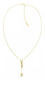 Calvin Klein Půvabný pozlacený náhrdelník s krystaly 35000232 #3988820
