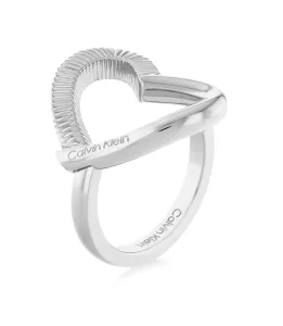 Calvin Klein Romantický ocelový prsten Heart 35000439 54 mm #5261453