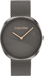 Hodinky Calvin Klein černá barva #4486525
