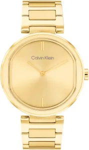 Hodinky Calvin Klein zlatá barva #4486529