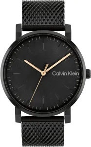 Hodinky Calvin Klein černá barva #4486536