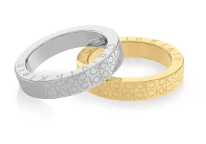 Calvin Klein Slušivá souprava ocelových prstenů Iconic for Her 35000444 52 mm #5341795