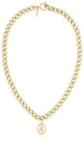 Calvin Klein Slušivý pozlacený náhrdelník Edgy Pearls 35000560 #5341798