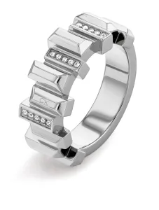 Calvin Klein Stylový ocelový prsten s krystaly Luster 35000322 54 mm #3988865