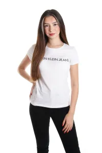 Bílá trička Calvin Klein Jeans