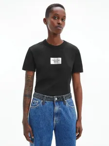 Calvin Klein dámské černé tričko - XS (BEH) #1422629