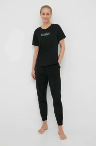 Pyžamové tričko Calvin Klein Underwear černá barva #1687756