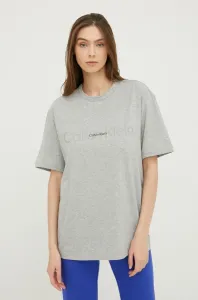 Pyžamové tričko Calvin Klein Underwear šedá barva #1690445