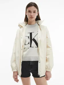 Calvin Klein dámská béžová bunda #1410561