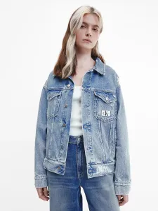 Calvin Klein dámská modrá džínová bunda - M (1A4) #1419107