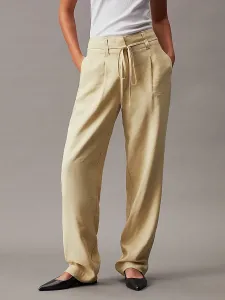 Calvin Klein dámské zelené kalhoty - M (LFU)