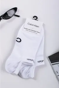 Bílé kotníkové ponožky Sneaker Gripper - dvojbalení