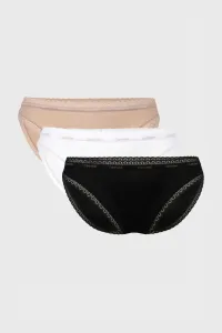 Calvin Klein 3 PACK - dámské kalhotky Bikini QD3804E-FIY XS
