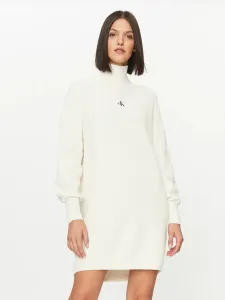 Calvin Klein dámské bílé úpletové šaty