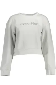 Tepláková mikina Calvin Klein Performance Ck Essentials šedá barva, s potiskem