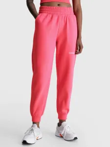 Tepláky Calvin Klein Jeans růžová barva, s aplikací #4332644