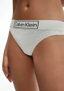 Dámská tanga Calvin Klein QF6774 XL Šedá