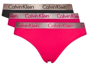 Dámské kalhotky Calvin Klein QD3561E 6VS 3PACK L Dle obrázku