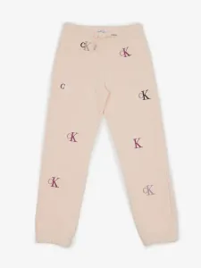 Calvin Klein Jeans Tepláky dětské Růžová #3714857