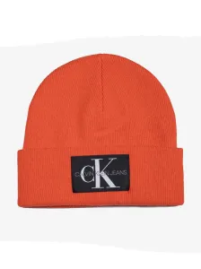 Calvin Klein pánská oranžová čepice - OS (S04) #1421931