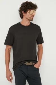 Bavlněné tričko Calvin Klein černá barva #5968435