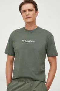 Bavlněné tričko Calvin Klein fialová barva #5635347