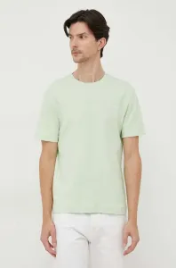 Bavlněné tričko Calvin Klein zelená barva #5635342