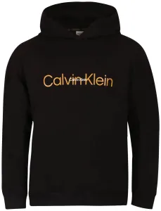 Pyžamová mikina Calvin Klein Underwear pánská, černá barva, s potiskem #1841870