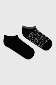 Calvin Klein pánské černé ponožky 2 pack - 39/42 (001) #1408973