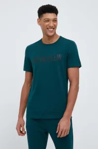 Bavlněné tričko Calvin Klein Underwear zelená barva, s potiskem