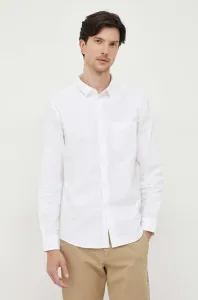 Košile Calvin Klein pánská, bílá barva, regular, s klasickým límcem #6038971