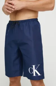 Plavkové šortky Calvin Klein tmavomodrá barva #5000846