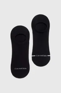 Ponožky Calvin Klein 2-pack pánské, černá barva