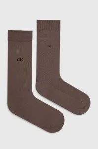 Ponožky Calvin Klein 2-pack pánské, šedá barva #6036799