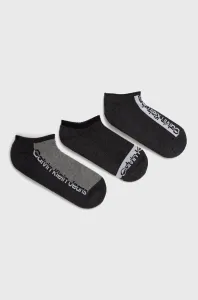 Ponožky Calvin Klein pánské, šedá barva #3436789