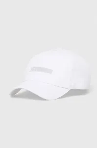 Bavlněná baseballová čepice Calvin Klein bílá barva #5342668