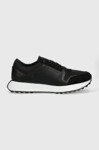 Sneakers boty Calvin Klein Hm0hm00853 Low Top Lace Up Mix černá barva