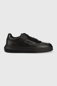 Sneakers boty Calvin Klein Jeans Ym0ym00550 Chunky Cupsole Lth-pu Mono černá barva #3845762