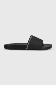 Pantofle Calvin Klein POOL SLIDE RUBBER pánské, černá barva, HM0HM00981 #4851739