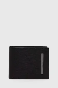 Kožená peněženka Calvin Klein černá barva #5407458