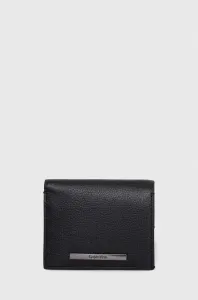 Kožená peněženka Calvin Klein černá barva #5971922