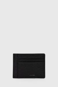 Kožená peněženka Calvin Klein černá barva #6035663