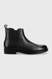 Kožené kotníkové boty Calvin Klein Chelsea Boot pánské, černá barva #5475524
