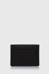Kožené pouzdro na karty Calvin Klein černá barva #6055150