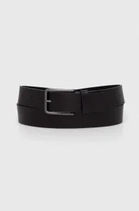 Kožený pásek Calvin Klein pánský, černá barva #5683603