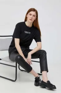 Bavlněné tričko Calvin Klein černá barva #4299409