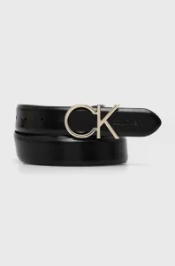 Kožený pásek Calvin Klein dámský, černá barva #2800473