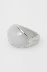 Calvin Klein Ocelový prsten s kamenem Ellipse KJ3QWR0201 55 mm